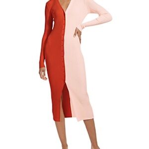 SHOKO SWEATER Light pink/Red